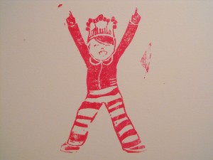 The Dancing Baby Disco Princess Stamp